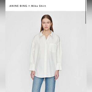 Anine Bing Mika shirt NWT XXS